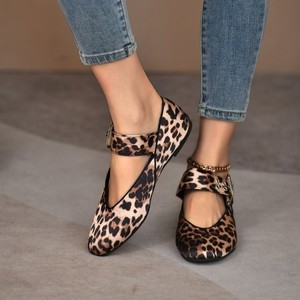 618 femmes marche lente chaussures décontractées PU Mary Jane boucle de ceinture chaussures plates nouveautés sortie d'usine taille 35-42 - Product Image 5
