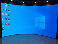 Pantalla LED de Video Personalizada para Interiores P2 con Paneles Flexibles de Animación, Paso Fijo de 2 mm para Salas de Actuaciones