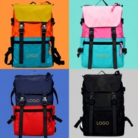 Sac à dos d'ordinateur portable unisexe 16 pouces personnalisé avec logo, nouvelle collection, en polyester, avec fermeture éclair, bretelles ergonomiques, rabat extensible, pour étudiants et usage quotidien