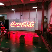 Panel LED Publicitario de Video HD P3.91-7.82, Pantalla Transparente Flexible a Todo Color, HDR10+, Resistente al Agua, Alto Brillo