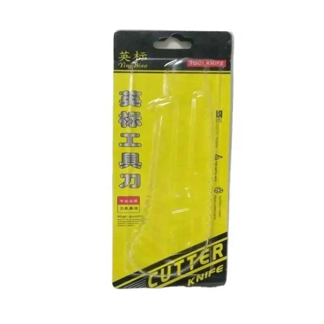 Custom Clear Disposable Folded PVC/PET Sliding Blister Card Fishing Lure Packaging With Sliding Paper Cardabord