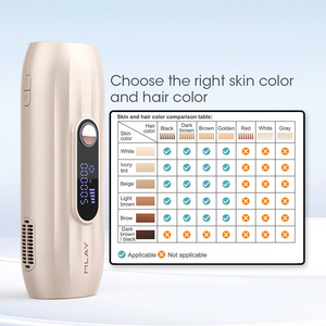 Épilateur laser IPL portatif 500 000 flashs, <span class=keywords><strong>lampe</strong></span> à quartz durable, appareil d'épilation pour le visage et le corps des femmes, machine à raser - Product Image 1