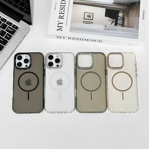 Coque de téléphone magnétique en matériau PC <span class=keywords><strong>allemand</strong></span> pour iPhone 17 Pro Max, rigide et transparente avec béquille pour appareil photo - Product Image 5
