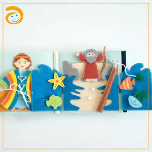 Articles de cadeau de noël jouets pour bébés jouets éducatifs <span class=keywords><strong>mon</strong></span> <span class=keywords><strong>premier</strong></span> <span class=keywords><strong>livre</strong></span> bébé feutre <span class=keywords><strong>livre</strong></span> <span class=keywords><strong>mon</strong></span> <span class=keywords><strong>livre</strong></span> calme occupé conseil jouets anniversaire enfants présents - Product Image 2