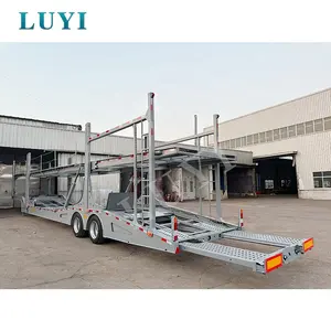 High end design 2 axle car transport trailer 8 seats car carrier