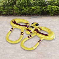 2025 nouveau gilet de natation gonflable en forme d'abeille pour enfants et adultes, anneau de natation pour enfants, jouet de piscine