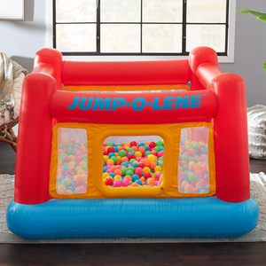 MAKE WAVES ELI-F058 <b>Inflatable</b> Bounce <b>House</b>-Foldable Lightweight PVC Material 68.5x68.5x44 Inches All Seasons for Kids Home - Product Image 6