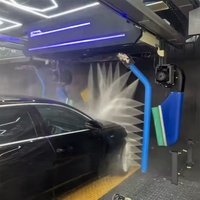 Machine de lavage de voitures électrique automatique sans contact, démarrage rapide, sans surveillance, IoT Cloud, taille personnalisable, acier inoxydable, 3 min