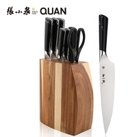 Ensemble de couteaux de cuisine de haute qualité avec manche en plastique, style nouveau, ensemble de couteaux en acier professionnel avec manche en mica
