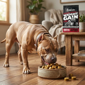 Kingcube - Golosinas Blandas de Alta Calidad para Aumentar Peso en Perros, Suplementos de Proteína para el Desarrollo Muscular de Cachorros, para <span class=keywords><strong>Bully</strong></span>, <span class=keywords><strong>Pitbull</strong></span> y Todas las Razas - Product Image 2