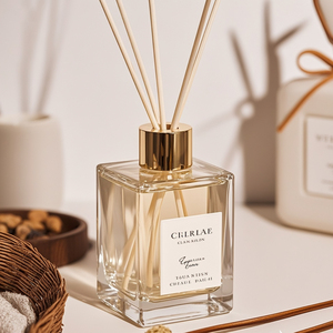 Hot Sale Square 100ml 150ml 200ml Glass Aroma <strong>Reed</strong> <strong>Diffuser</strong> <strong>Bottle</strong> With Scent Stick <strong>Reed</strong> Custom Color Aromatherapy Oil <strong>Bottle</strong> - Product Image 1