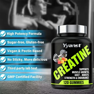 Gomitas de Creatina Monohidrato de Marca Privada, Favorecen el Crecimiento Muscular, Aumentan la Fuerza y la Resistencia - Product Image 2
