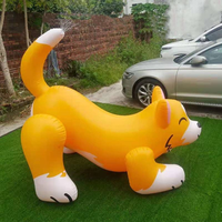 Chien gonflable animal hermétique en PVC de 2m de long avec Sph