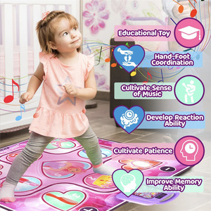 Alfombra de Baile Electrónica para Niños con Músicas Personalizables y Botones Luminosos, Ideal para Regalos de Cumpleaños - Product Image 4
