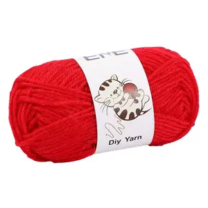 Heny Hand Knitting Yarn Diy Acrylic Wholesale Yarn Cone 3mm 4ply Rugs And Carpet Tufting Acrylic Yarn For Hat Scarf