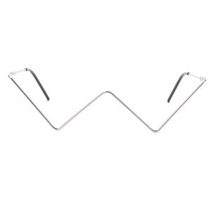 Novedades en Gafas de Moda de Lujo para Mujer, Monturas de Gafas con Forma de V sin Lentes, con Diamantes de Imitación - Product Image 5