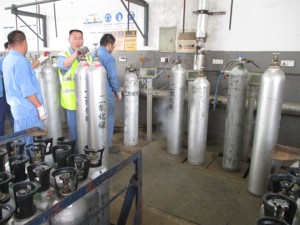 Nổ bằng chứng LPG Xi lanh khí làm đầy quy mô máy - Product Image 6