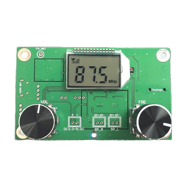 DSP PLL Digital Stereo FM Radio Receiver Module 87-108MHz with Serial Control Frequency Range 50Hz-18KHz