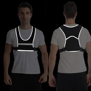 YOUK tas pinggang reflektif untuk pria wanita, tas pinggang reflektif untuk pria dan wanita, rompi ponsel lari, botol air mendaki gunung, untuk bersepeda, mendaki gunung, baru - Product Image 2