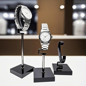 <span class=keywords><strong>2025</strong></span> Chất lượng cao tùy chỉnh thực hiện rõ ràng Acrylic đồng hồ hiển thị trường hợp với CC Cuff cửa hàng hiển thị đứng cho đồng hồ - Product Image 6