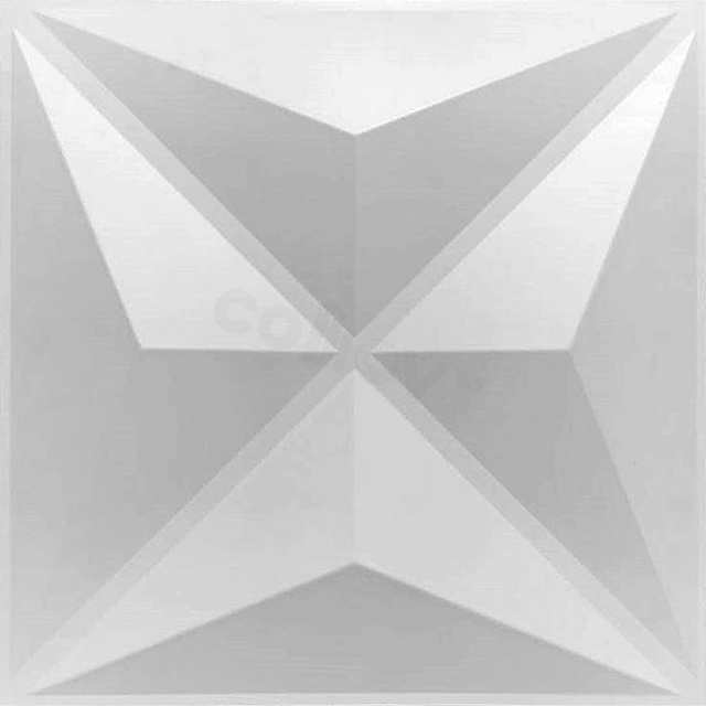 COMOVY Hot Sale Modern Design Decorative PVC Outdoor Colorful Thermoforming Plastic Paneling 3d Wall Panel