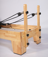 Equipo de Pilates Studio, Reformer de Pilates de Madera de Roble, Cama de Pilates, Máquina de Pilates de Madera, Reformer de Pilates de Madera de Roble