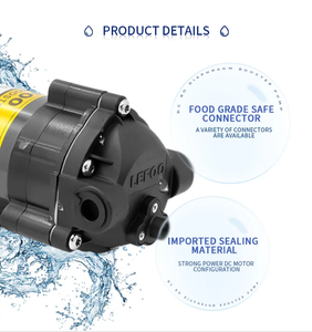 Lefoo chất lượng hàng đầu NSF cấp thực phẩm 800 GPD RO tăng cường bơm 3.5lpm xử lý nước thải cho máy lọc nước thương mại & Hệ thống RO - Product Image 6