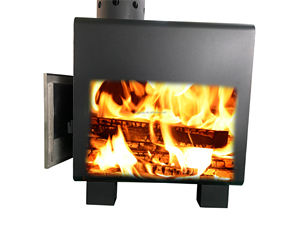 Cedar Lover spa extérieur moderne mini cubique chauffage à <span class=keywords><strong>circulation</strong></span> d'eau poêle à bois portable - Product Image 6