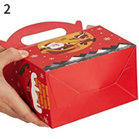 Cajas de Papel para Alimentos con Impresión Personalizada, Asa para Cupcakes, Ventana Transparente, Relieve, Laminación Mate, Materiales Reciclados