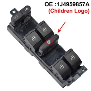 1j4959857a Thạc sĩ điện cửa sổ chuyển đổi cho VW Golf MK4 Bora ghế Skoda Octavia MK1 FABIA <span class=keywords><strong>1j4</strong></span> <span class=keywords><strong>959</strong></span> 857a <span class=keywords><strong>1j4</strong></span> <span class=keywords><strong>959</strong></span> <span class=keywords><strong>857</strong></span> một ánh sáng màu đỏ - Product Image 3