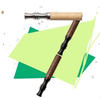 Vente en gros d'inhalateurs sans fumée personnalisés et durables, dispositif d'inhalation aromatisé, bâtonnet réutilisable en acier inoxydable pour arrêter de fumer