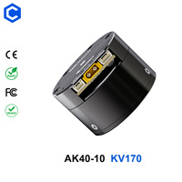 Motor Planetario Brushless DC CubeMars AK40-10 KV170 con Codificador, Relación de Engranajes 10:1, para Robots Humanoides