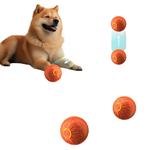 Köpekler için klasik USB interaktif çiğnemek oyuncak topu elektrikli Pet atlama kauçuk desen köpek diş temizleme malzemeleri kediler için - Product Image 3
