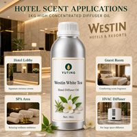 Huile parfumée pour diffuseur d'ambiance hôtelier Westin White Tea 1KG, Huile de diffuseur d'arômes pour hôtels, Fournisseur en gros