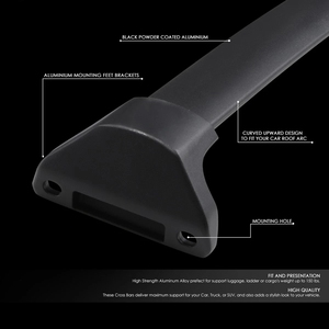 Barras Transversales para Techo de Auto JOESHIER, Aleación de Aluminio, 100 kg+, Portaequipajes, Rieles para Carga, Fácil Instalación para Acura MDX 2014-2021 - Product Image 4