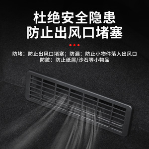 ที่ครอบช่องระบายอากาศใต้ที่นั่งสำหรับ Tesla แบบใหม่คลิป Y ABS แบบ TSL1817 - Product Image 4