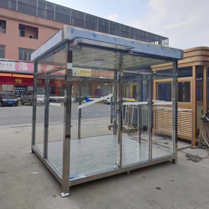 Caseta de Vigilancia Moderna de Acero, Estructura Rectangular Tipo Contenedor para Uso en Exteriores - Product Image 6