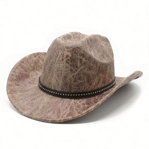 Wholesale Fashion Autumn Winter Vintage New Suede Cowboy <b>Hat</b> - Product Image 4