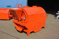 Machine à torréfier les noix au charbon de bois, capacité 400 kg/h, 1,1 kW, tambour rotatif pour la torréfaction des noix de cajou, des graines de tournesol et diverses noix