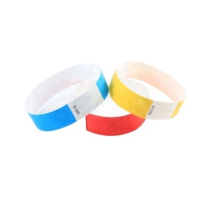 Disposable Different Color Available Promotional DuPont Paper Wristbands
