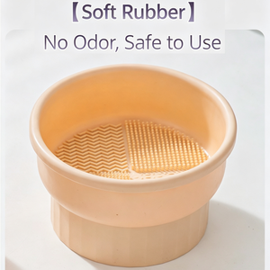 ชามซิลิโคนพับได้สำหรับทำความสะอาดแปรงแต่งหน้า 3 in 1 พร้อมที่วางแปรงแต่งหน้าแบบพกพาสำหรับเดินทาง - Product Image 6