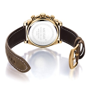 Relojes MEGIR 2094 de Primera Marca, Reloj de Pulsera para Hombre al por Mayor en Línea, Reloj Deportivo Cronógrafo de Cuero Vintage para Hombre - Product Image 3