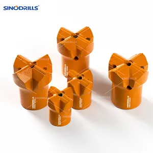 SINODRILLS Tungsten Carbide SINOROCK EXX 32/51 Rock Drill Bits For Self Drilling Anchor System