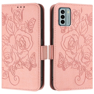 Étui en cuir Book Flip pour Nokia G22/G11/G21, étui pour carte <span class=keywords><strong>de</strong></span> crédit Nokia C02/12/C22 design rose - Product Image 6