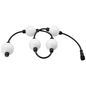 Kỳ nghỉ chiếu sáng <span class=keywords><strong>LED</strong></span> Bulb <span class=keywords><strong>pixel</strong></span> <span class=keywords><strong>LED</strong></span> ánh sáng không thấm nước DMX512 RGB Multi colour chuỗi giáng sinh 12V/24V <span class=keywords><strong>LED</strong></span> bóng đèn chuỗi ánh sáng - Product Image 5