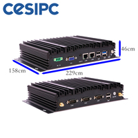 CESIPC工业电脑无风扇加固电脑IPC可选4G LTE模块自动化电脑边缘计算