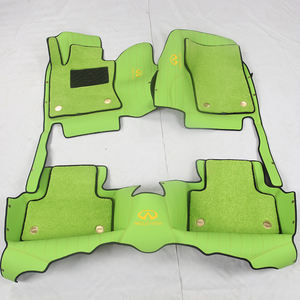 Alfombrillas de Cuero Personalizadas GANE para Interiores de Automóviles, 10 mm de Grosor, Estilo Bordado de Lujo, Garantía de <span class=keywords><strong>3</strong></span> Años, Juego de 5 Piezas - Product Image 2