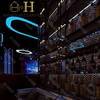 Boutiques Night Club Décoration Design Personnalisé Discothèque Lumières Plafond Dramatique Populaire Salon Meubles bar Boîte de Nuit