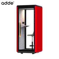 Cabine téléphonique mobile, modèle compact pour une personne, cabine acoustique de bureau, cabine téléphonique modulaire