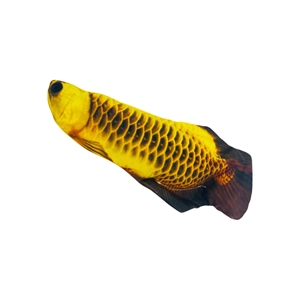 Interactive Electric Floppy Fish <b>Cat</b> Toy Moving Kitten Kicker Toy <b>Plush</b> Wiggle Catnip Fish Pet Chew Toy - Product Image 5
